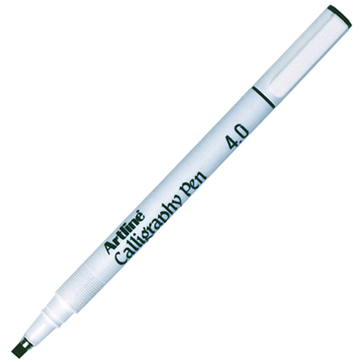 Image for ARTLINE 244 CALLIGRAPHY PEN 4.0MM BLACK from Office Fix - WE WILL BEAT ANY ADVERTISED PRICE BY 10%
