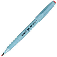 artline 3600 ergoline fibre tip pen 0.6mm red