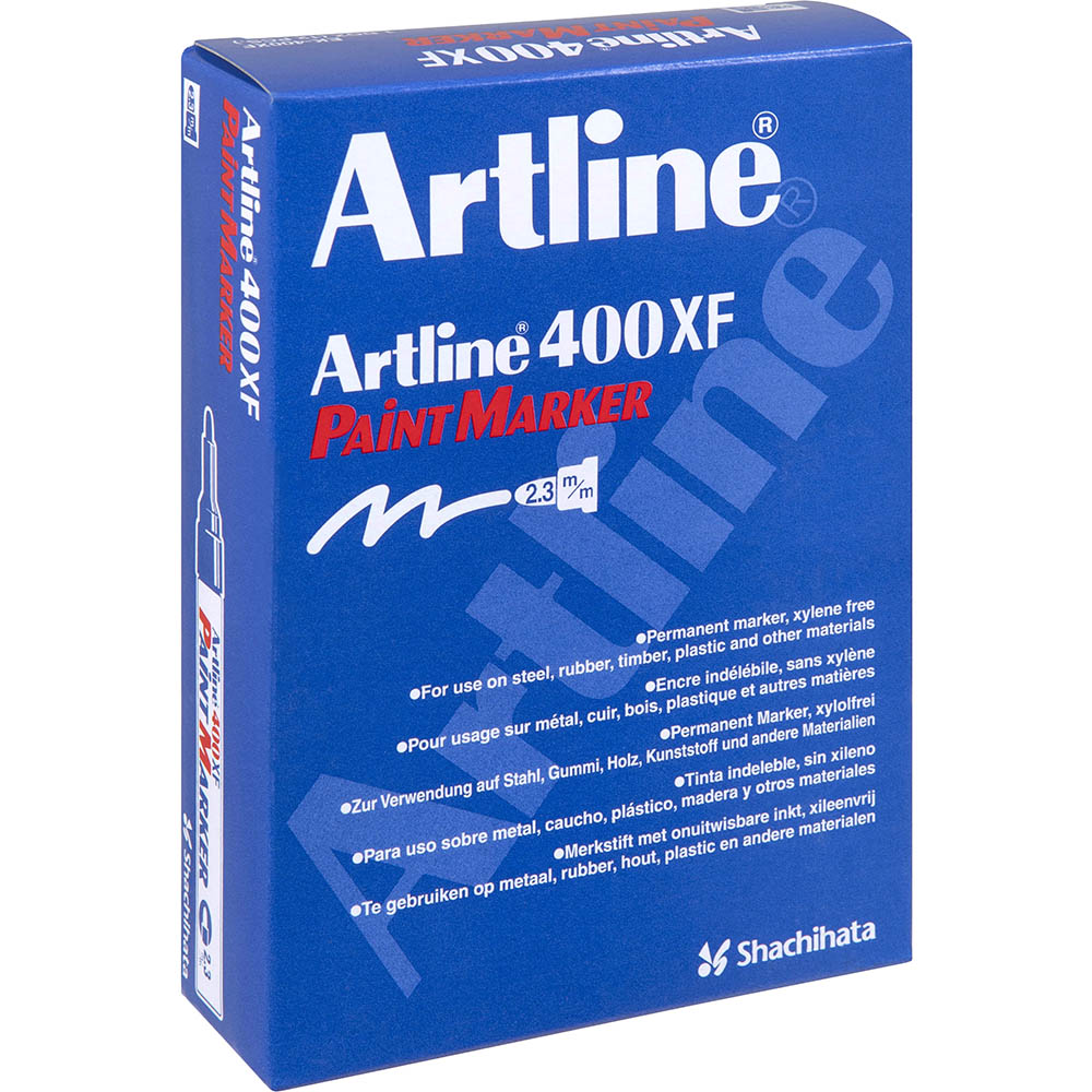 Image for ARTLINE 400 PAINT MARKER BULLET 2.3MM BLACK from Challenge Office Supplies