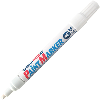 Image for ARTLINE 409 PAINT MARKER CHISEL 4.0MM WHITE from Memo Office and Art