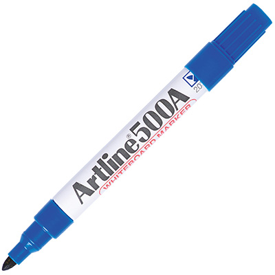 Image for ARTLINE 500A WHITEBOARD MARKER BULLET 2MM BLUE from Challenge Office Supplies