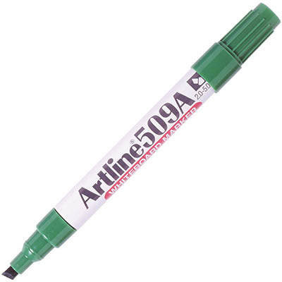 Image for ARTLINE 509A WHITEBOARD MARKER CHISEL 5MM GREEN from That Office Place PICTON