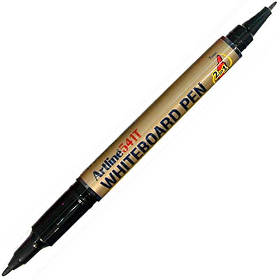 Image for ARTLINE 541T DUAL NIB FINE WHITEBOARD MARKER 0.4/1.0MM BULLET BLACK HANGSELL from That Office Place PICTON