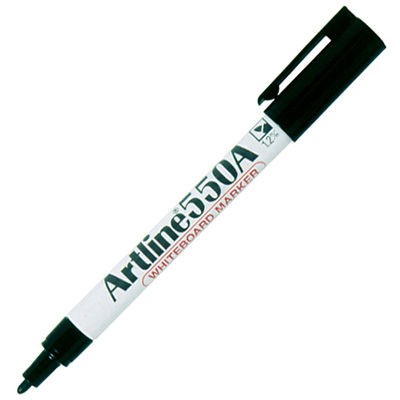 Image for ARTLINE 550A WHITEBOARD MARKER BULLET 1.2MM BLACK from BusinessWorld Computer & Stationery Warehouse