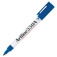 artline 550a whiteboard marker bullet 1.2mm blue
