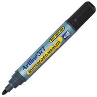artline 577 whiteboard marker bullet 3mm black