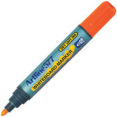 Image for ARTLINE 577 WHITEBOARD MARKER BULLET 3MM ORANGE from That Office Place PICTON