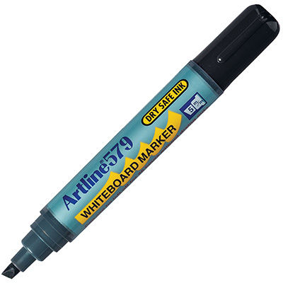Image for ARTLINE 579 WHITEBOARD MARKER CHISEL 5MM BLACK from That Office Place PICTON