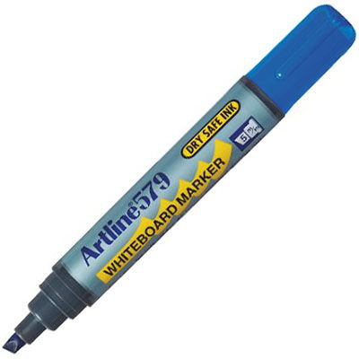 Image for ARTLINE 579 WHITEBOARD MARKER CHISEL 5MM BLUE from Office Fix - WE WILL BEAT ANY ADVERTISED PRICE BY 10%