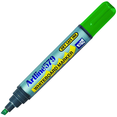 Image for ARTLINE 579 WHITEBOARD MARKER CHISEL 5MM GREEN from Mitronics Corporation