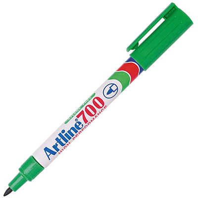 Image for ARTLINE 700 PERMANENT MARKER BULLET 0.7MM GREEN from Mitronics Corporation