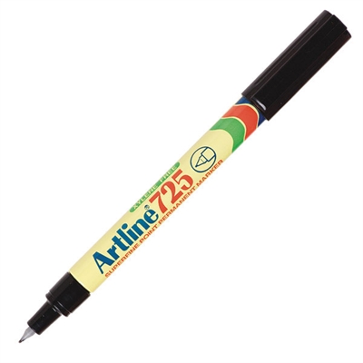 Image for ARTLINE 725 PERMANENT MARKER BULLET 0.4MM BLACK from That Office Place PICTON