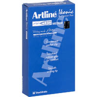 artline 8410 grip retractable ballpoint pen 1.0mm black box 12
