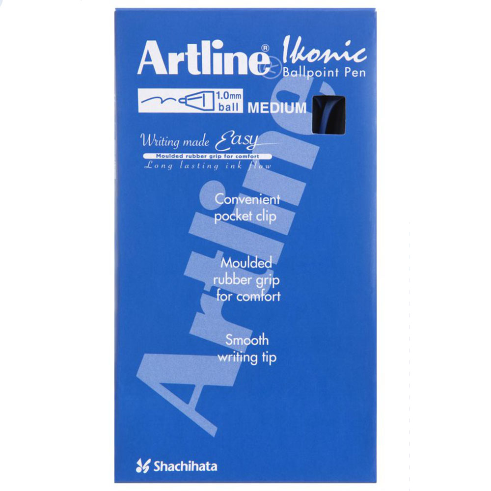 Image for ARTLINE 8410 GRIP RETRACTABLE BALLPOINT PEN 1.0MM BLUE BOX 12 from BusinessWorld Computer & Stationery Warehouse