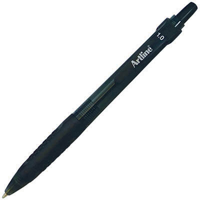 Image for ARTLINE 8410 GRIP RETRACTABLE BALLPOINT PEN 1.0MM BLACK BOX 50 from Memo Office and Art