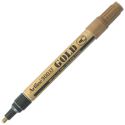 Image for ARTLINE 900XF PAINT MARKER BULLET 2.3MM METALLIC GOLD from Mitronics Corporation