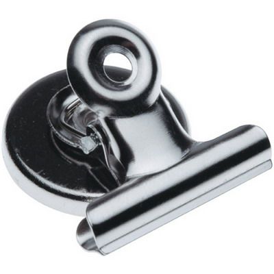 Image for ESSELTE BULLDOG CLIP MAGNETIC ROUND 30MM SILVER from Clipboard Stationers & Art Supplies