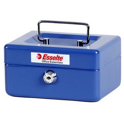 Image for ESSELTE CLASSIC CASH BOX 152 X 118 X 80MM SIZE 6 BLUE from Mitronics Corporation