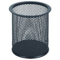 esselte metal mesh pencil cup black