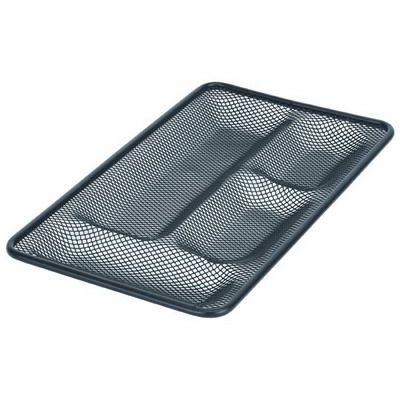 Image for ESSELTE METAL MESH DRAWER TIDY BLACK from York Stationers