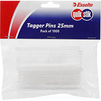 quikstik tagger gun pins 25mm pack 1000