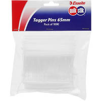 quikstik tagger gun pins 65mm pack 1000