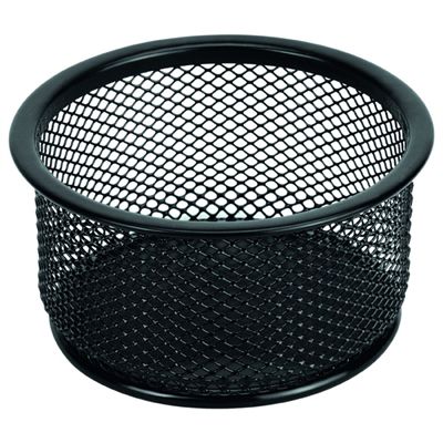 Image for ESSELTE METAL MESH PAPER CLIP HOLDER BLACK from Challenge Office Supplies