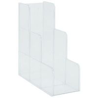 esselte shelf modular system 3 tier clear
