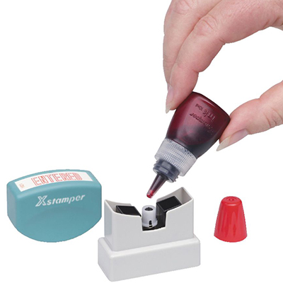 XSTAMPER STAMP PAD INK REFILL 10CC RED |  | 7003628i
