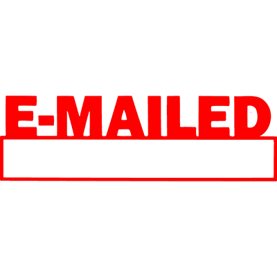 XSTAMPER CX-BN 1650 PRE-INKED MESSAGE STAMP EMAILED/DATE 42 X 13MM RED |  | 7012592i