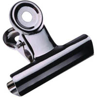 esselte bulldog clip 63mm silver box 36