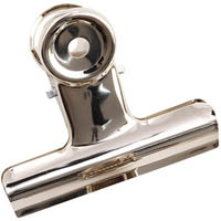 esselte bulldog clip 75mm silver pack 36