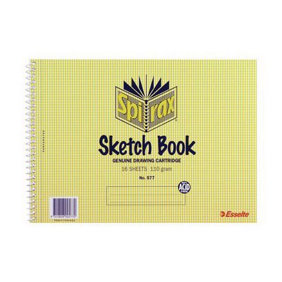 Image for SPIRAX 577 SKETCH BOOK SIDE OPEN 32 PAGE 177 X 245MM from Olympia Office Products