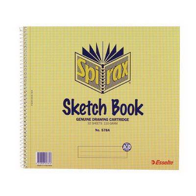 Image for SPIRAX 578A SKETCH BOOK SIDE OPEN 64 PAGE 247 X 270MM from That Office Place PICTON
