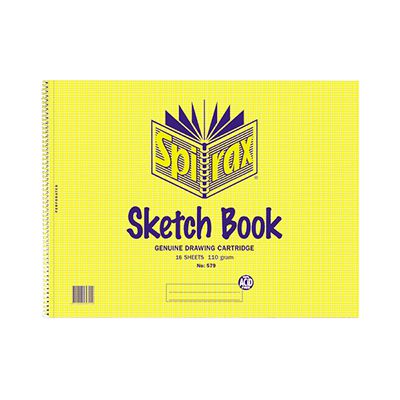 Image for SPIRAX 579 SKETCH BOOK SIDE OPEN 32 PAGE 272 X 360MM from Olympia Office Products