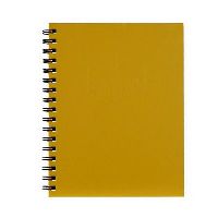 spirax 511 notebook 7mm ruled hard cover spiral bound 200 page 225 x 175mm yellow