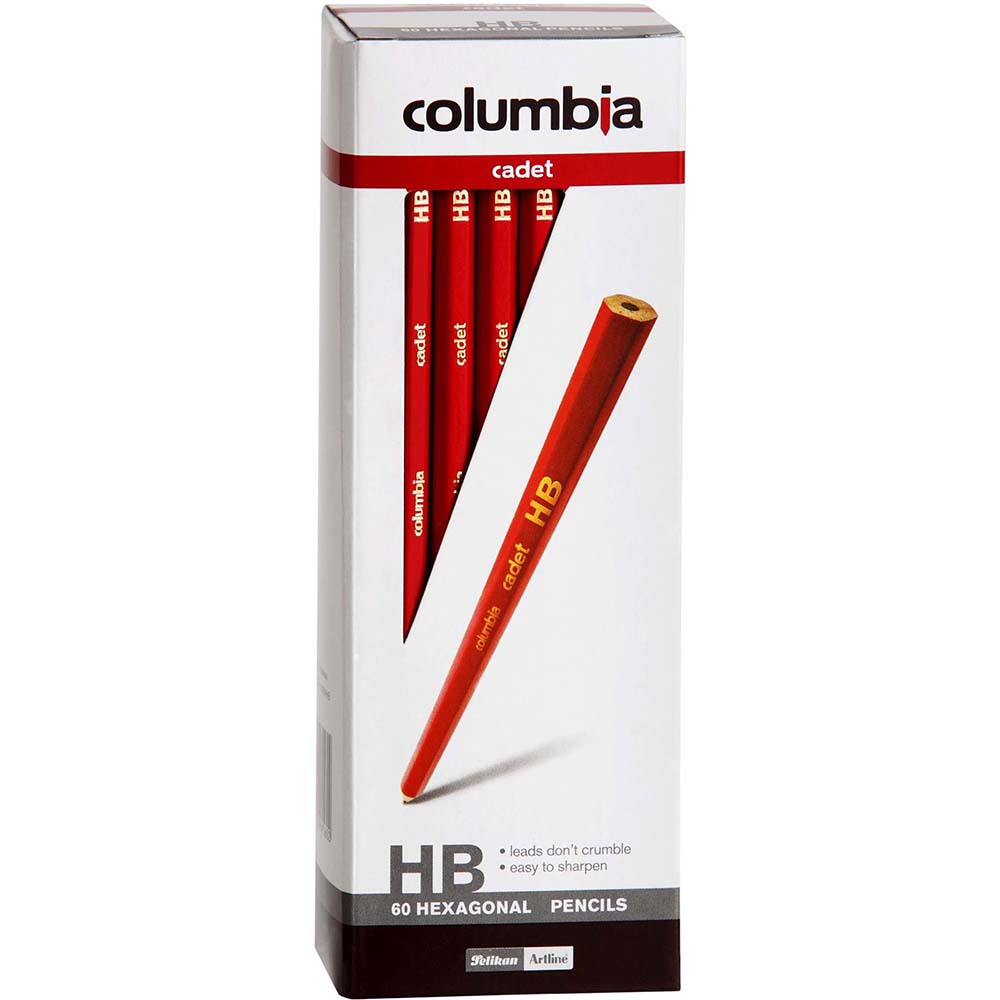 Image for COLUMBIA CADET HEXAGON PENCIL HB BOX 60 from That Office Place PICTON