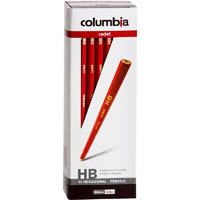 columbia cadet hexagon pencil hb box 60