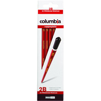 columbia copperplate hexagonal pencil 2b box 20