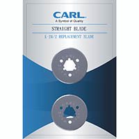 carl k28 rotary trimmer blade straight pack 2