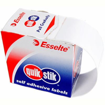 Image for QUIKSTIK RECTANGULAR REMOVABLE LABEL 44 X 65MM WHITE PACK 150 from BusinessWorld Computer & Stationery Warehouse