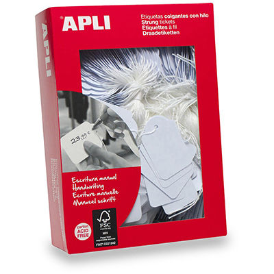 APLI STRUNG TICKETS 36 X 53MM WHITE BOX 500 |  | 7021552i