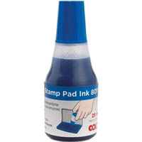 colop 801 stamp pad ink refill 25ml blue