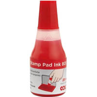 colop 801 stamp pad ink refill 25ml red