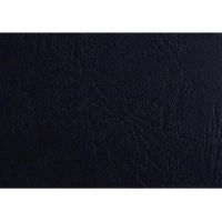 gbc ibico binding cover leathergrain 300gsm a4 navy pack 100