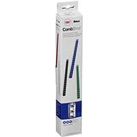 gbc plastic binding comb round 21 loop 10mm a4 white pack 25