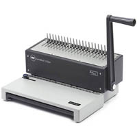 gbc combbind c150 pro manual binding machine plasic comb grey