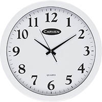 carven wall clock round 450mm white