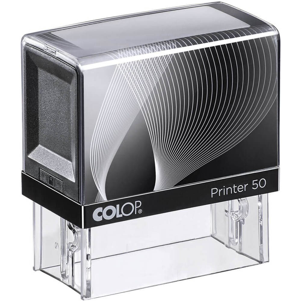 Image for COLOP P50 CUSTOM MADE PRINTER SELF-INKING STAMP 69 X 30MM from Eastland Office Supplies