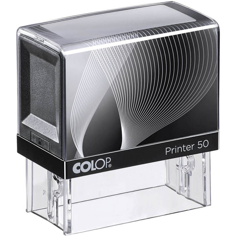 Image for COLOP P50 CUSTOM MADE PRINTER SELF-INKING STAMP 69 X 30MM from York Stationers